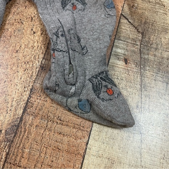 Cat & Jack 6-9 Months Fall Clothing Bundle Zipper Footie Bodysuit Pants Camo Dog - Picture 4 of 12